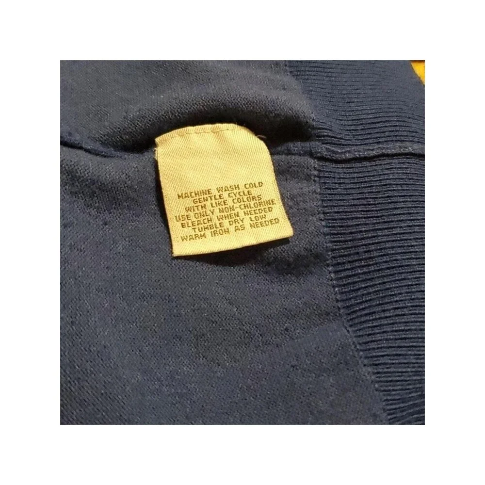 Worthington Knit Top Square Neck Long Sleeve Pullover Blue XL